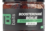TB Baits Boosterované Boilie Strawberry 120 g 20-24 mm